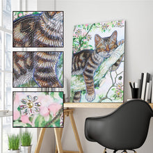 Load image into Gallery viewer, Crystal Rhinestone Diamond Painting Kit | Animal Cat