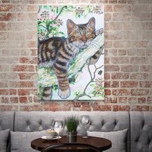 Load image into Gallery viewer, Crystal Rhinestone Diamond Painting Kit | Animal Cat