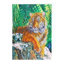 Load image into Gallery viewer, Crystal Rhinestone Diamond Painting Kit | Forest Animal Tiger