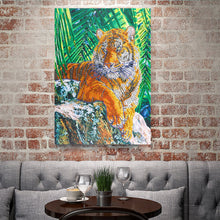 Load image into Gallery viewer, Crystal Rhinestone Diamond Painting Kit | Forest Animal Tiger