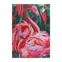 Load image into Gallery viewer, Crystal Rhinestone Diamond Painting Kit | Animal Red Flamingo