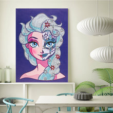 Load image into Gallery viewer, Crystal Rhinestone Diamond Painting Kit | Cartoon Anime Character Girl