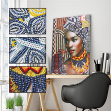 Load image into Gallery viewer, Crystal Rhinestone Diamond Painting Kit | Black Women