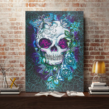 Load image into Gallery viewer, Crystal Rhinestone Diamond Painting Kit | Skull and Crossbones
