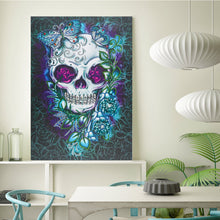 Load image into Gallery viewer, Crystal Rhinestone Diamond Painting Kit | Skull and Crossbones