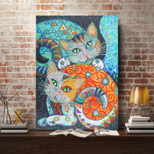 Load image into Gallery viewer, Crystal Rhinestone Diamond Painting Kit | Animal Cat