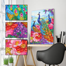 Load image into Gallery viewer, Crystal Rhinestone Diamond Painting Kit | Animal Peacock