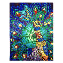 Load image into Gallery viewer, Crystal Rhinestone Diamond Painting Kit | Animal Peacock