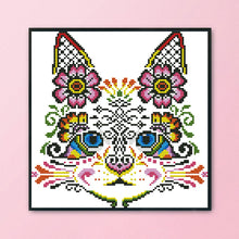 Load image into Gallery viewer, 11CT Full Cross Stitch | Cat (30x30cm)