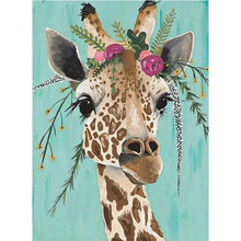 Load image into Gallery viewer, Full Diamond Painting kit | Giraffe