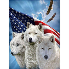 Load image into Gallery viewer, Full Diamond Painting kit | Arctic wolves