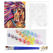 Load image into Gallery viewer, DIY Painting by number kit | Fine horse
