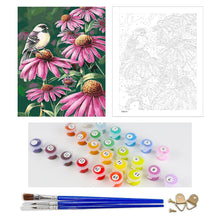 Load image into Gallery viewer, DIY Painting by number kit | Flower and bird scenery