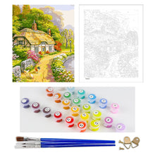 Load image into Gallery viewer, DIY Painting by number kit | Rural landscape