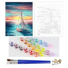Load image into Gallery viewer, DIY Painting by number kit | Ship at sea