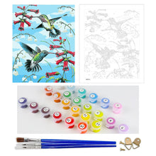 Load image into Gallery viewer, DIY Painting by number kit | Hummingbird