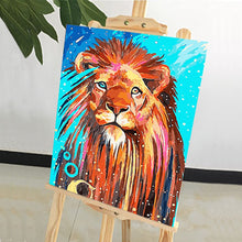 Load image into Gallery viewer, DIY Painting by number kit | Colored lion