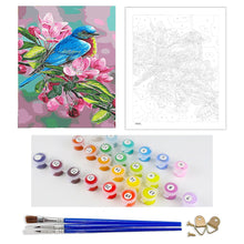Load image into Gallery viewer, DIY Painting by number kit | Bluebird