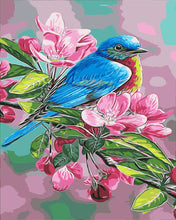 Load image into Gallery viewer, DIY Painting by number kit | Bluebird