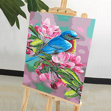 Load image into Gallery viewer, DIY Painting by number kit | Bluebird