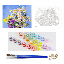 Load image into Gallery viewer, DIY Painting by number kit | Daisy flower