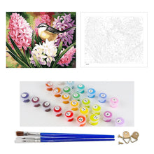 Load image into Gallery viewer, DIY Painting by number kit | Flower and bird landscape