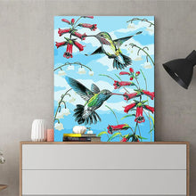 Load image into Gallery viewer, DIY Painting by number kit | Hummingbird