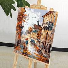 Load image into Gallery viewer, DIY Painting by number kit | Autumn road
