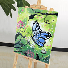 Load image into Gallery viewer, DIY Painting by number kit | Butterfly on flower