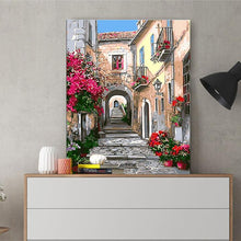 Load image into Gallery viewer, DIY Painting by number kit | Town road