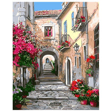 Load image into Gallery viewer, DIY Painting by number kit | Town road