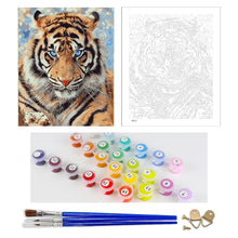 Load image into Gallery viewer, DIY Painting by number kit | African tiger