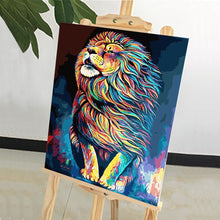 Load image into Gallery viewer, DIY Painting by number kit | Lion