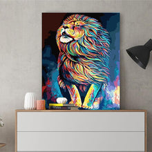 Load image into Gallery viewer, DIY Painting by number kit | Lion