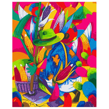 Load image into Gallery viewer, DIY Painting by number kit | Worker picking corn