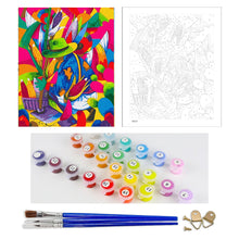 Load image into Gallery viewer, DIY Painting by number kit | Worker picking corn