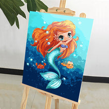 Load image into Gallery viewer, DIY Painting by number kit | Mermaid