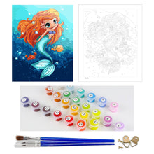 Load image into Gallery viewer, DIY Painting by number kit | Mermaid