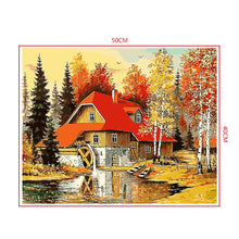 Load image into Gallery viewer, DIY Painting by number kit | Autumn scenery