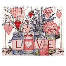 Load image into Gallery viewer, DIY Painting by number kit | LOVE