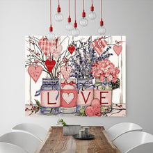 Load image into Gallery viewer, DIY Painting by number kit | LOVE