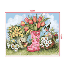 Load image into Gallery viewer, DIY Painting by number kit | Beautiful flowers