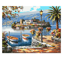 Load image into Gallery viewer, DIY Painting by number kit | Beautiful view of the seaside