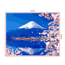Load image into Gallery viewer, DIY Painting by number kit | Beautiful Mount Fuji