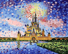 Load image into Gallery viewer, DIY Painting by number kit | Beautiful castle