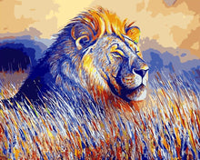 Load image into Gallery viewer, DIY Painting by number kit | Animal lion