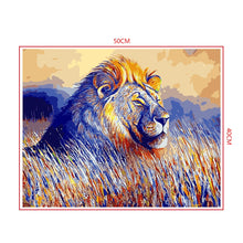 Load image into Gallery viewer, DIY Painting by number kit | Animal lion