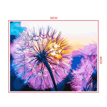 Load image into Gallery viewer, DIY Painting by number kit | Beautiful dandelion