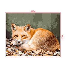 Load image into Gallery viewer, DIY Painting by number kit | Animal fox