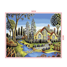 Load image into Gallery viewer, DIY Painting by number kit | Cartoon house